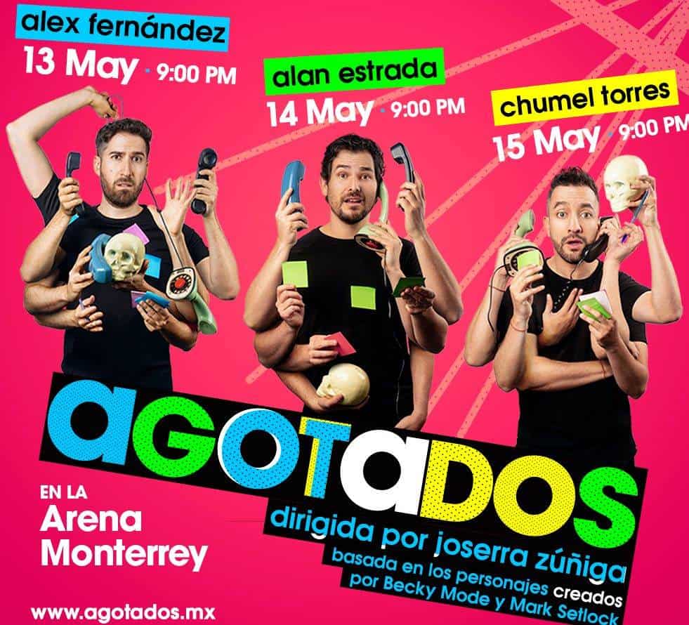 ¿Quieres ir a ver a Chumel, Alex Fernández o Alan Estrada? Tenemos boletos dobles