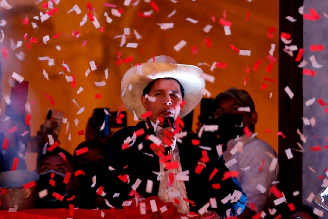 Pedro Castillo gana las elecciones en Perú; Fujimori reconoce su derrota