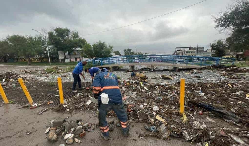 Recogen 14 toneladas de basura tras limpiar calles de Santa Catarina
