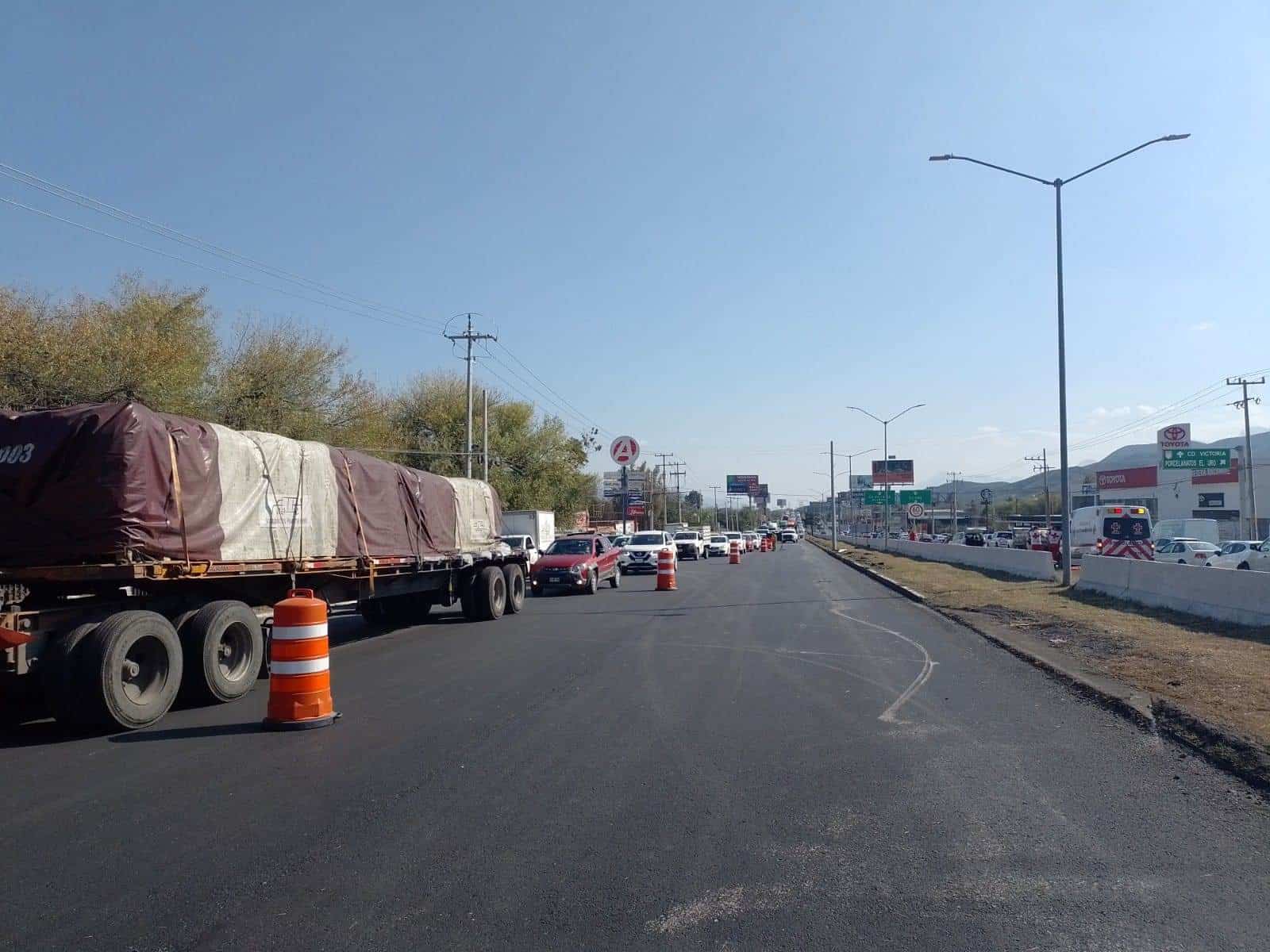 Concluirán en febrero trabajos en Carretera Nacional: SICT