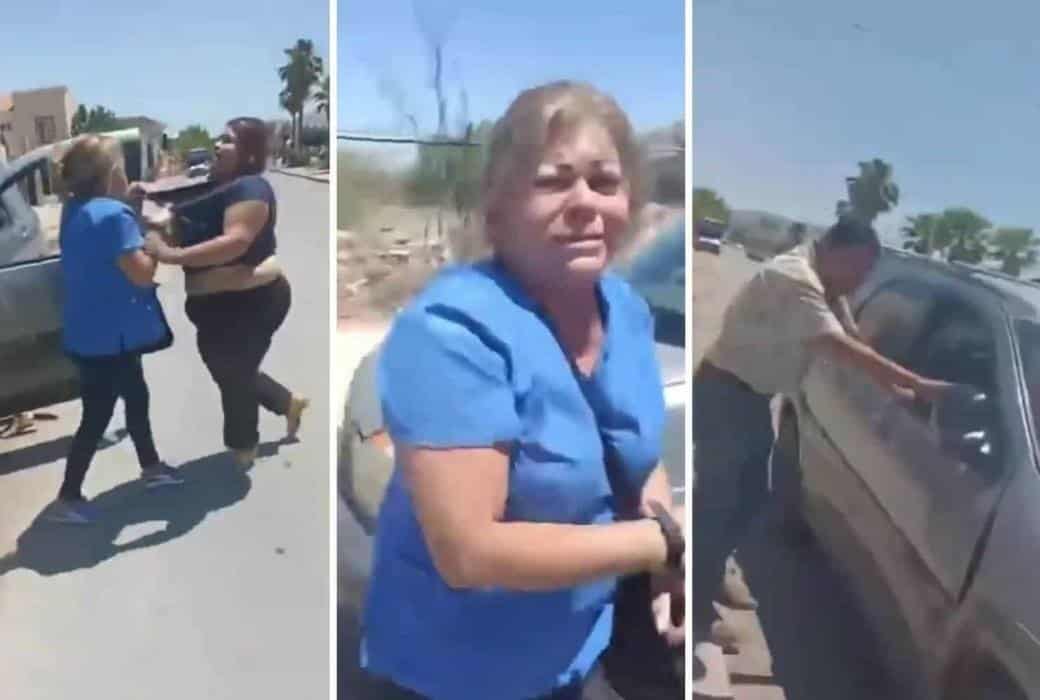 Chicas sorprenden a su papá saliendo de motel con su tía