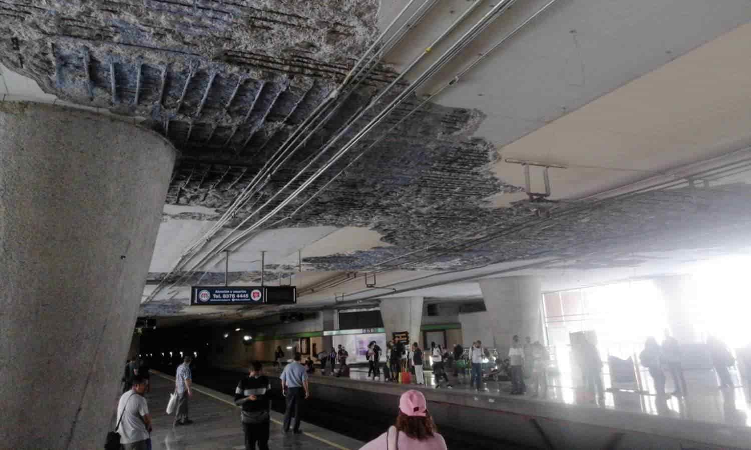 Estaciones del Metro lucen cara 'antiestética y peligrosa'