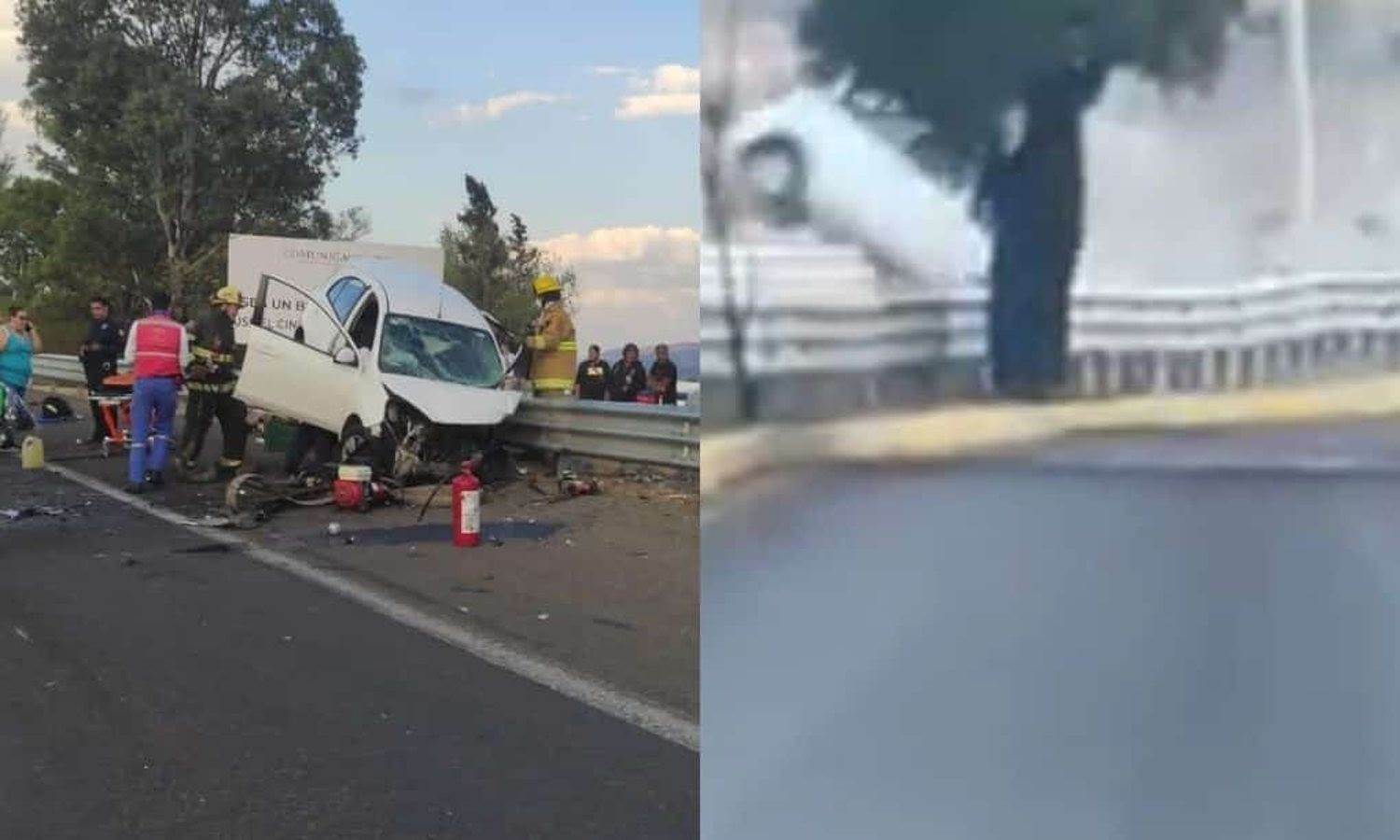 Maneja en contra y provoca fuerte choque en Michoacán