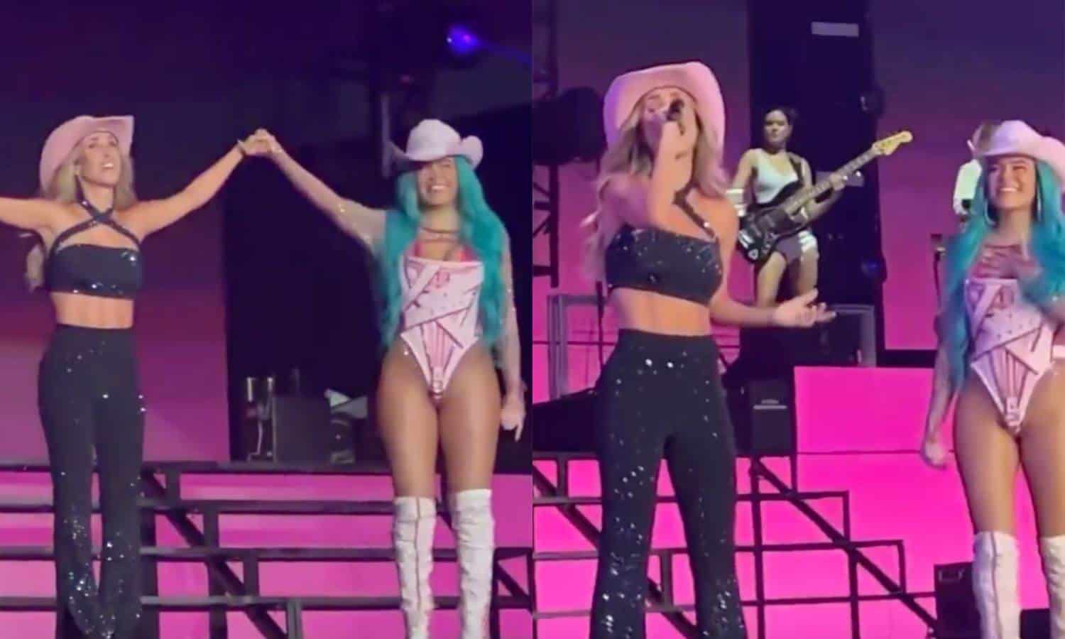 Anahí hace un regreso triunfal en concierto de Karol G